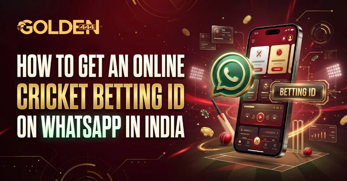 How to Get an Online Cricket Betting ID on WhatsApp Golden444